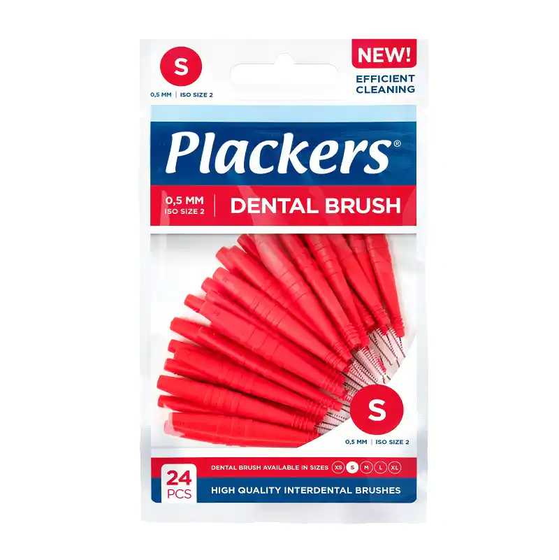 Plackers Interdental Brush S 0.5 mm 24 pcs